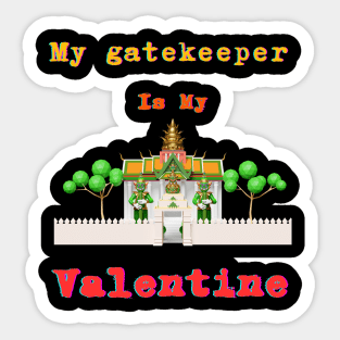 Gatekeeper Security Tee: Stay Safe and Stylish this Valentine's Day Sticker